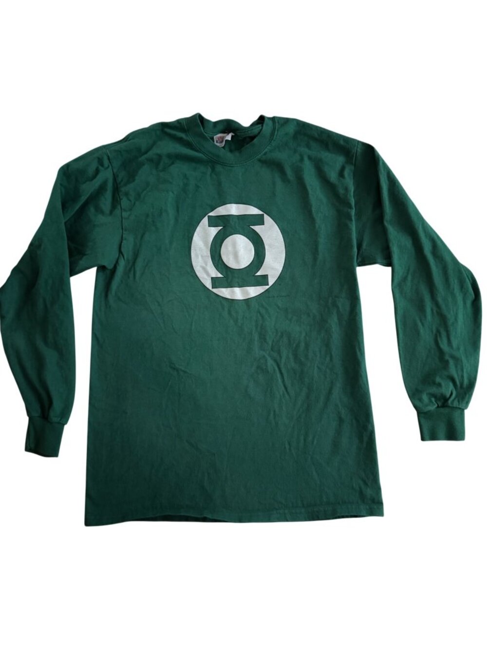 Vintage Green Lantern Logo Long Sleeve Shirt Adult M - Picture 1 of 3